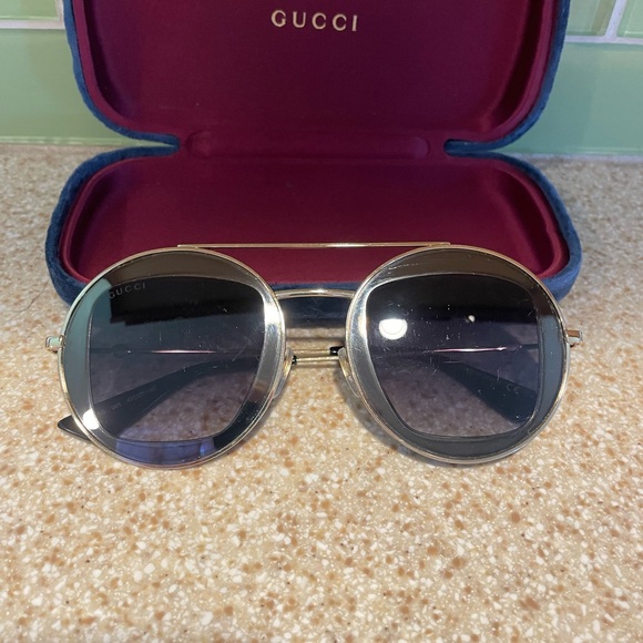 GG0105S Novelty Round Sunglasses